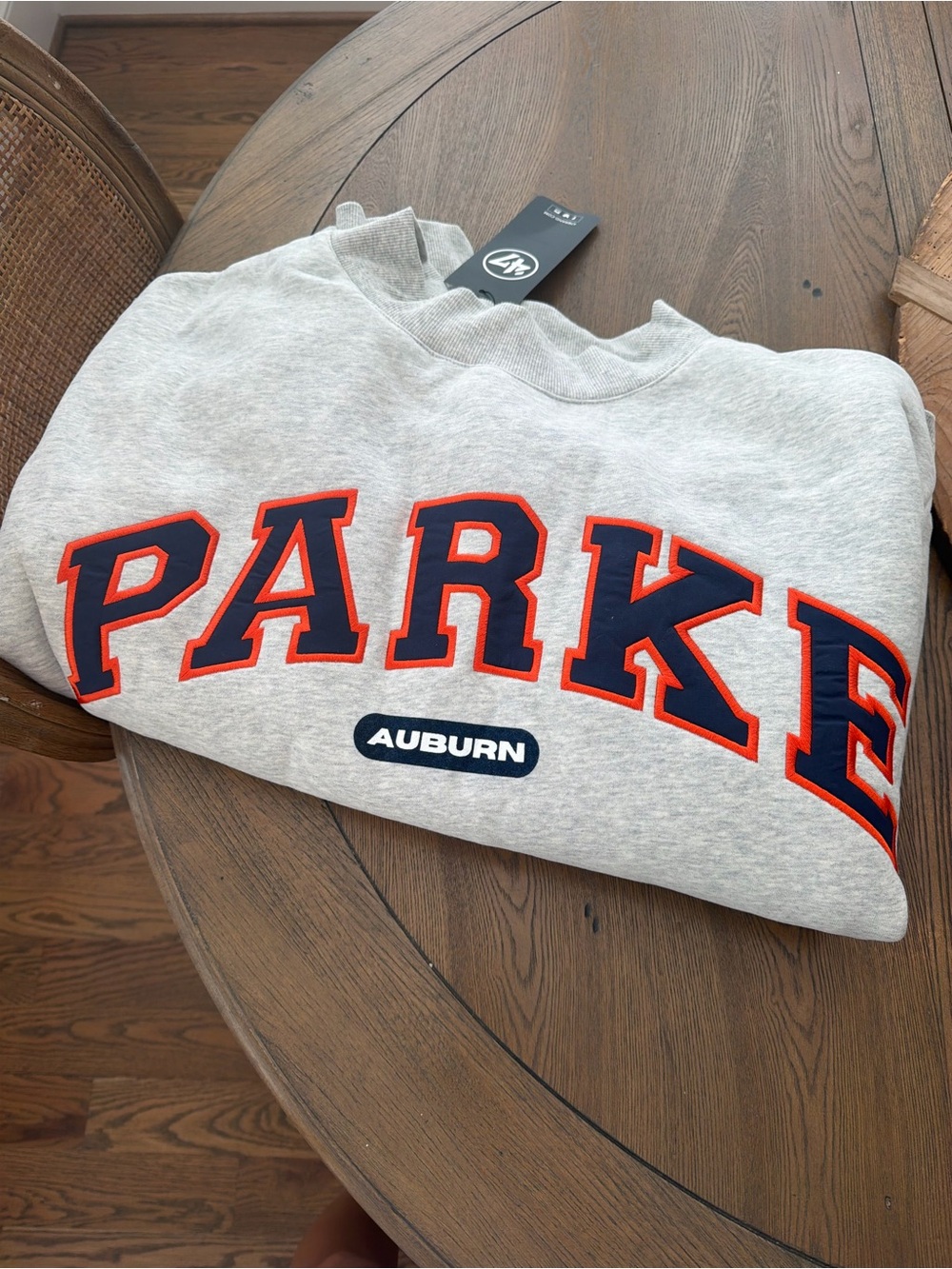 Auburn Parke Grey XXL NWT Mockneck Sweatshirt